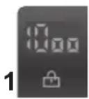 HOOVER DMP 413AIW3180 - 1) INDICADOR SEGURIDAD PUERTA - 1