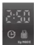 HOOVER DMP 413AIW3180 - 10) "Kg MODE" - Anzeige MENGENAUTOMATIK (nur in Baumwoll- und Synthetikprogrammen) - 1