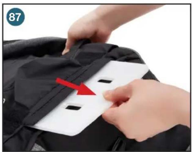 Joovy Caboose S - シート布の取り外し - 5