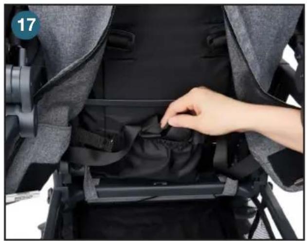 Joovy Caboose S - Installing/Removing the Bench Seat - 3