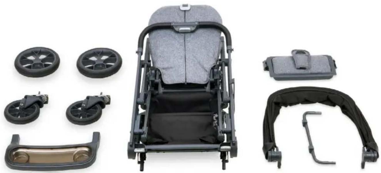 Joovy Caboose S - Liste des pièces - 2