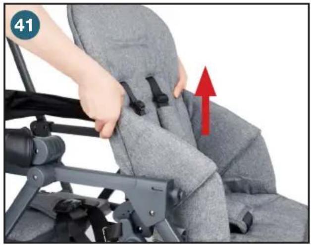 Joovy Caboose S - Réglage du siège - 11