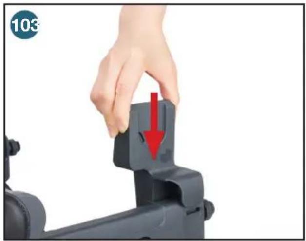 Joovy Caboose S - 卸下座椅面料 - 18