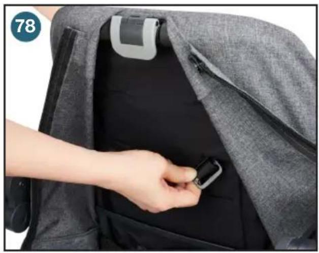 Joovy Caboose S - 座っている子供の固定 - 1