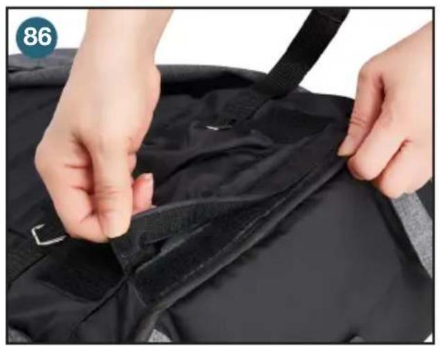 Joovy Caboose S - 卸下座椅面料 - 4