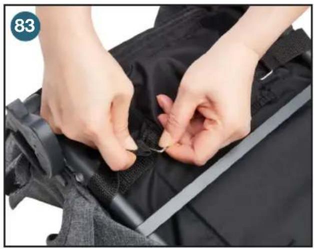 Joovy Caboose S - 시트 원단 분리 - 1