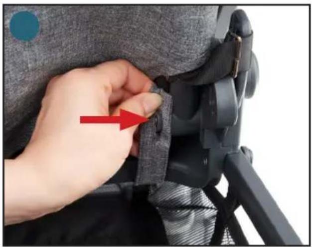 Joovy Caboose S - Ajuste del asiento - 3