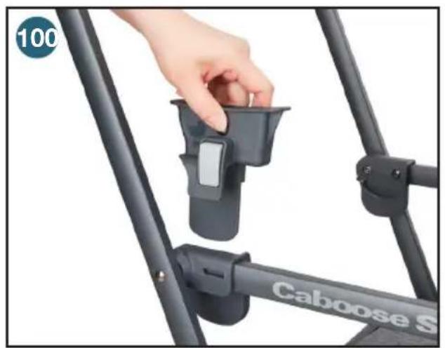 Joovy Caboose S - 시트 원단 분리 - 16