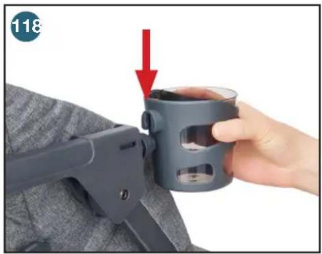 Joovy Caboose S - Cup Holder (Optional) - 2