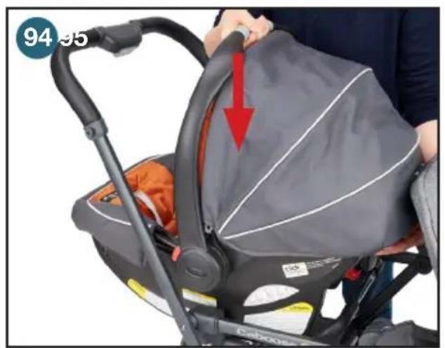 Joovy Caboose S - Car Seat Adapter (Graco/Chicco) (Optional) - 7