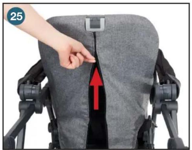Joovy Caboose S - Securing the Seated Child - 5