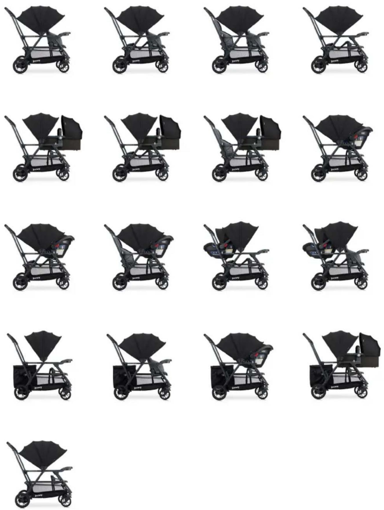 Joovy Caboose S - Configurations - 1