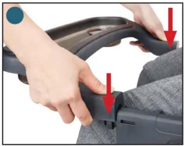 Joovy Caboose S - Installing/Removing the Tray - 2