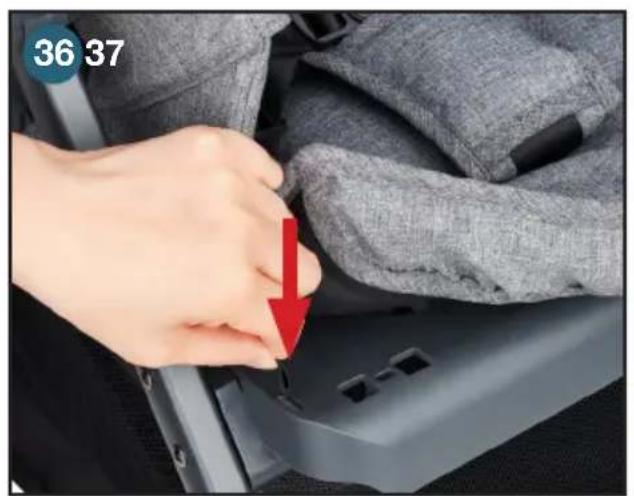 Joovy Caboose S - Installing/Removing the Front Seat - 7