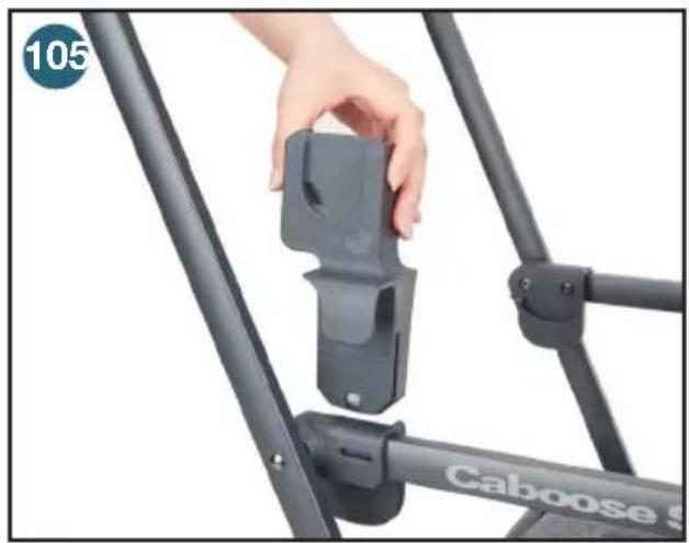 Joovy Caboose S - 시트 원단 분리 - 20