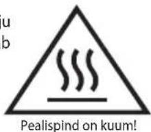 ECG MTD 2072 SE - Vahemaa seina ja ahju vahel peab olema vahemalt 7,5 cm. - 1