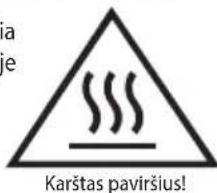 ECG MTD 2072 SE - Atstumas tarp arcausios sienos ir krosnelles privalo buti mazausia 7.5 cm. - 1