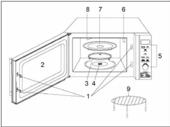 Klarstein 10012350 - Four micro-ondes - 1