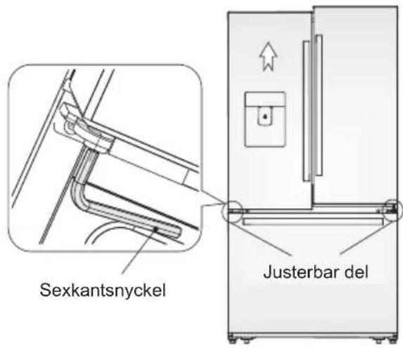 AEG RMB96719CX - Justering av dörrar - 1