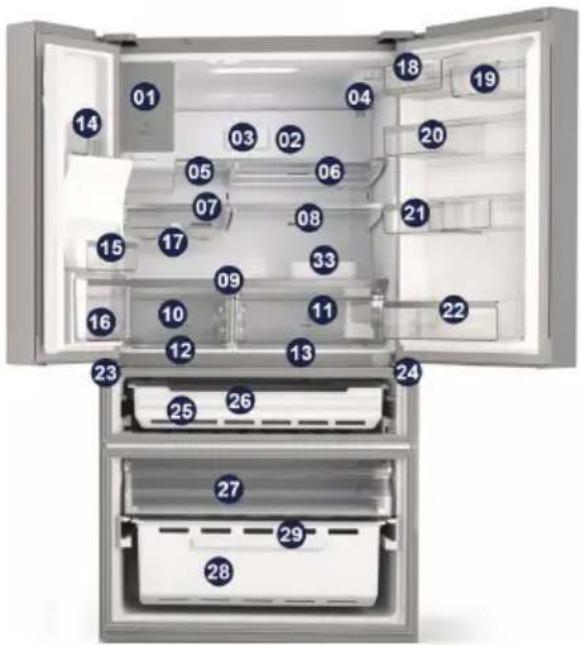 AEG RMB96719CX - BESCHREIBUNG DES GERÄTS - 1