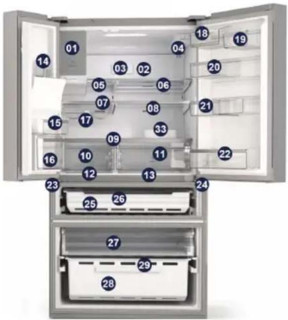 AEG RMB96719CX - DESCRIPTION DE L'APPAREIL - 1