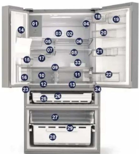 AEG RMB96719CX - BESKRIVELSE AV APPARATET - 1