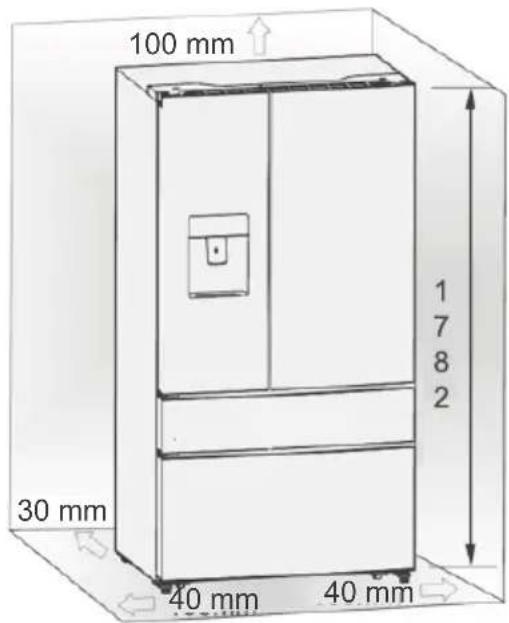 AEG RMB96719CX - Ventilation af apparatet - 2