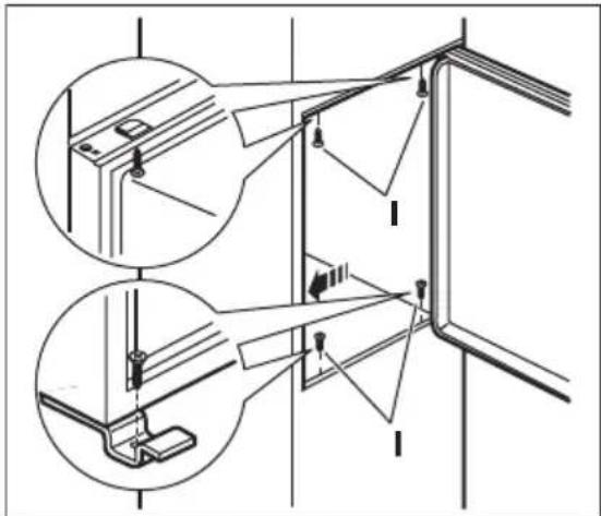 ELECTROLUX FI2212NDV - Wechseln des Turanschlags - 8