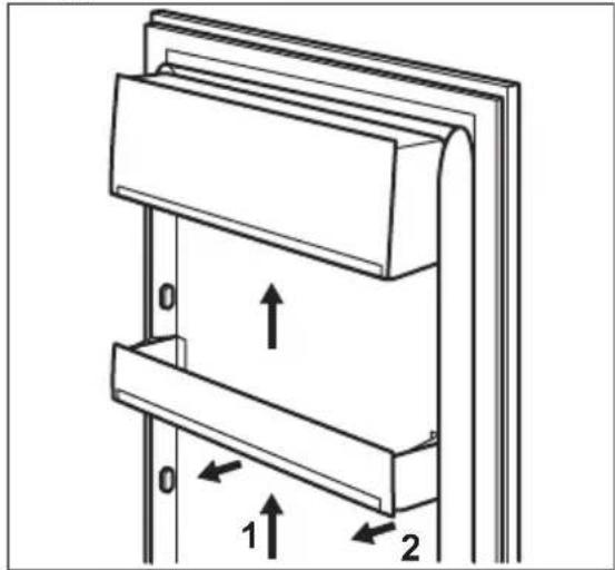 ELECTROLUX FI2212NDV - Positionierung der Turablagen - 1