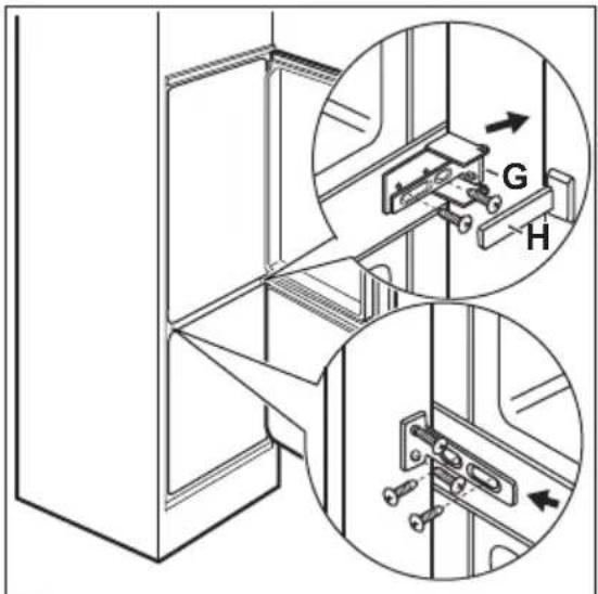 ELECTROLUX FI2212NDV - Wechseln des Turanschlags - 11