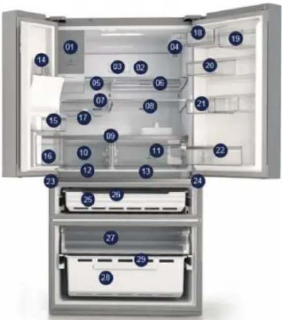 AEG RMB96716CX - BESCHREIBUNG DES GERÄTS - 1