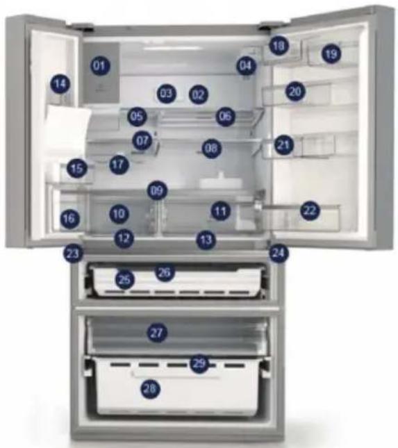 AEG RMB96716CX - DESCRIPTION DE L'APPAREIL - 1