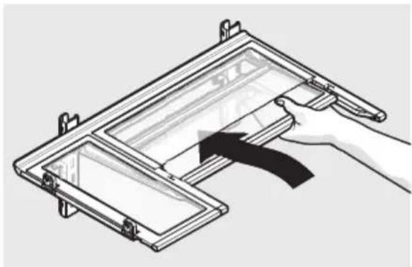 AEG RMB96716CX - Pour régler une clayette rabattable/escamotable : - 1