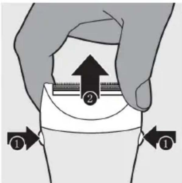 GRUNDIG Selection LS 7140 - Detaching/attaching the shaving head - 1