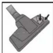GRUNDIG VCC 7750 A - Adjusting the multi-floor brush - 1