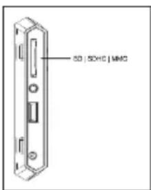 INTENSO 9.7" Media Designer - 4) Metre la carte de mémoire | Connecter le module de mémoire USB - 1