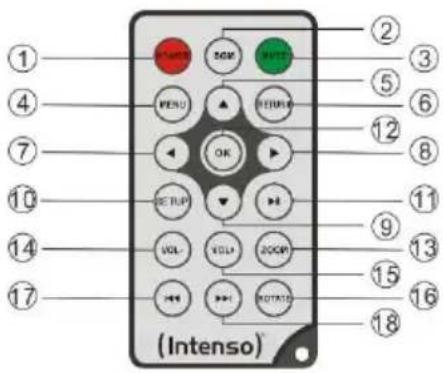 INTENSO 9.7" Media Designer - 2) Telecommande - 1