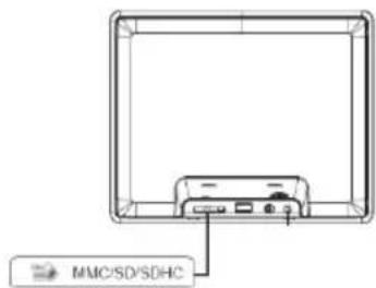 INTENSO Media Performer - 2) Mettre la carte de mémoire | Connecter le module de mémoire USB - 1