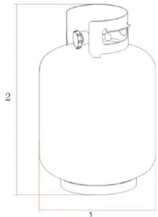 Jamie Oliver Pro 6 Deluxe - ГАЗОВА БУТИЛКА - 1