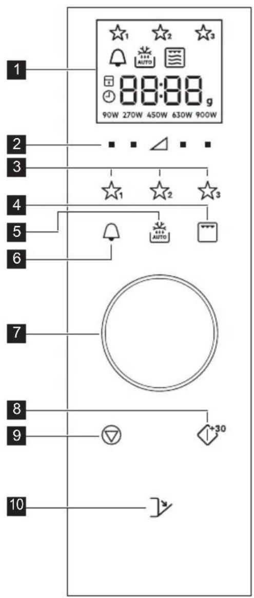 AEG MBE2657DEM - Bedienblende - 1