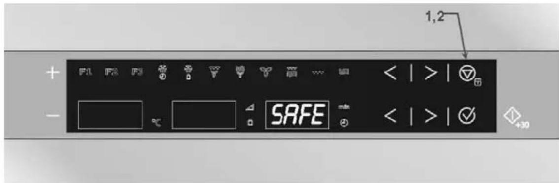ELECTROLUX EMC38915X - Blocage de sécurité - 1