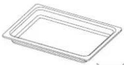 BAUKNECHT EMEK11 F545 - PLATEAU EN VERRE - 1