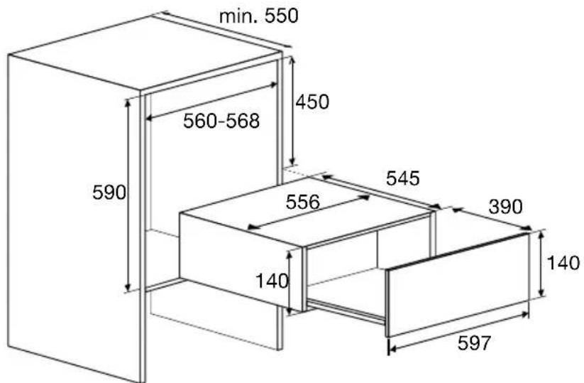 ASKO ODW8328G - Built-in - 1