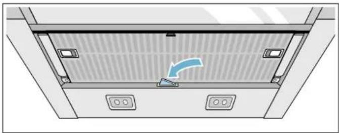GAGGENAU AF200160 - Retirer le filtre métallique à graisse - 1