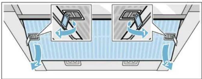 GAGGENAU AF200160 - Retirer le filtre métallique à graisse - 2