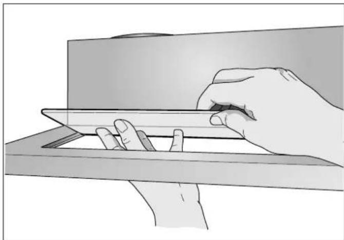 GAGGENAU AF200160 - Rimuovere il filtro metallico per grassi - 3