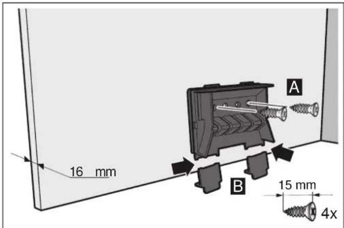 GAGGENAU AF200160 - Wanddikte van het corpus: 16 mm - 1
