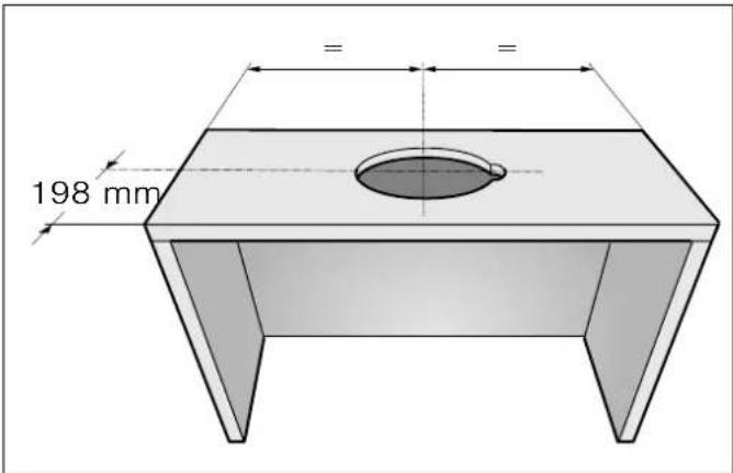 GAGGENAU AF200160 - Apparaatafmetingen en veiligheidsafstanden - 1