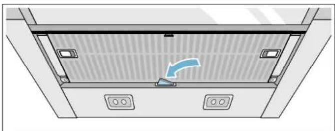 GAGGENAU AF200160 - Metallfettfilter ausbauen - 1