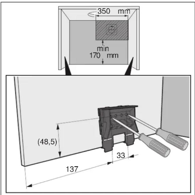 GAGGENAU AF200160 - Dimensions de l'appareil et distances de sécurité - 2